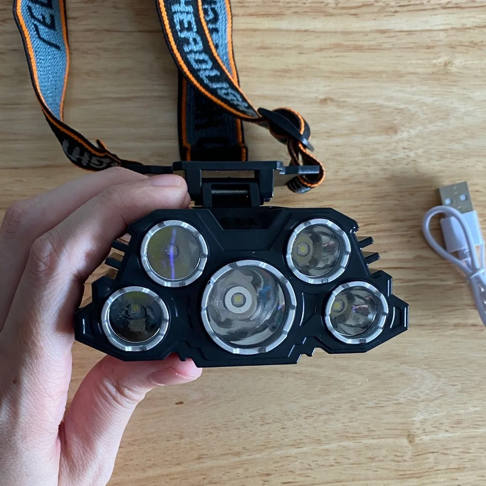 LED Headlamp with USB Charger Included - Picture 3 of 16
